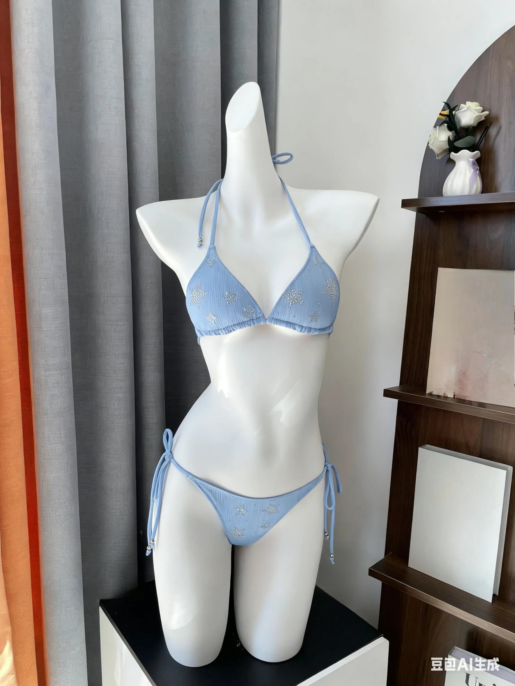 2026 Y2K Summer Sweet  White Dot Sets Lovely Cherry Decor Sexy Lace Trim Style Casual Bikini Swimsuit Beach Holiday Wear - Sun Studio