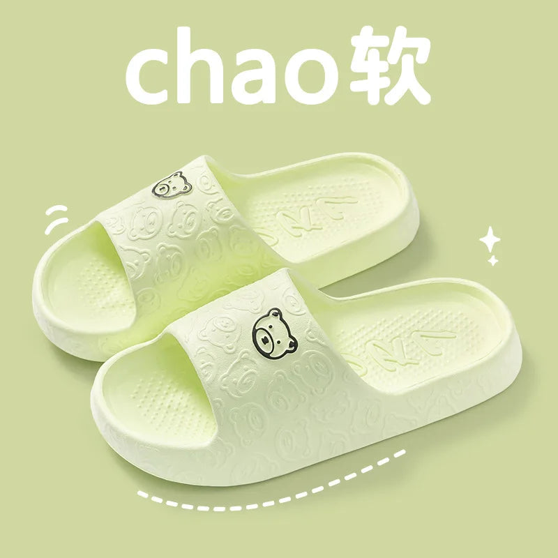 Anti-slip Indoor Toilet Slippers Bathroom Home Use Wearing a Slug Outside Living Room Slippers New Summer House Shoes Slipper - Sun Studio