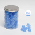 100pcs Tattoo Ink Cups Disposable Silicone tattoo ink container Canned round ink Caps Permanent Makeup Container Tattoo supplies - Sun Studio