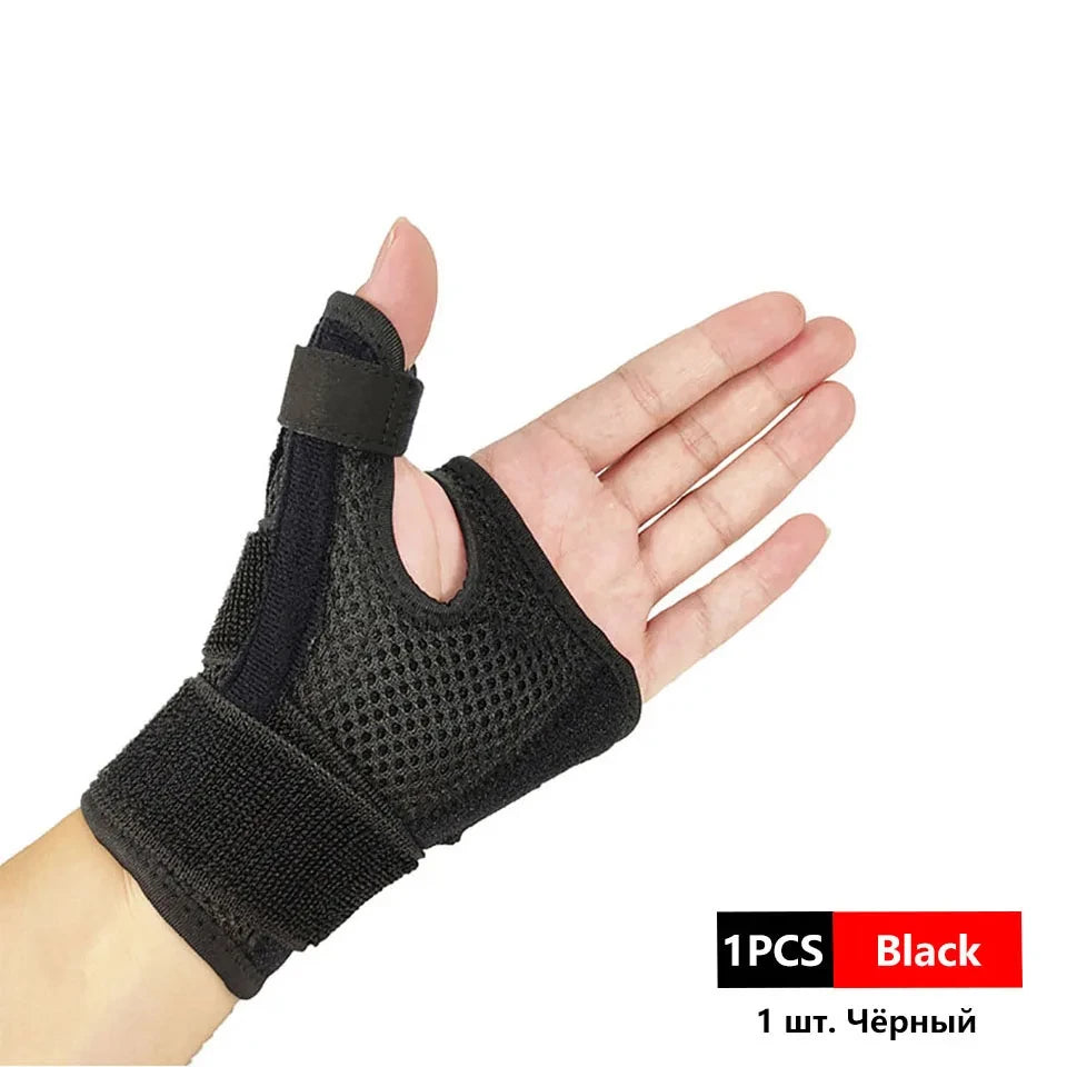 1PC Flexible Splint Wrist Thumb Support Brace for Tendonitis Arthritis Breathable Thumb Protector Guard Fits Right and Left Hand - Sun Studio
