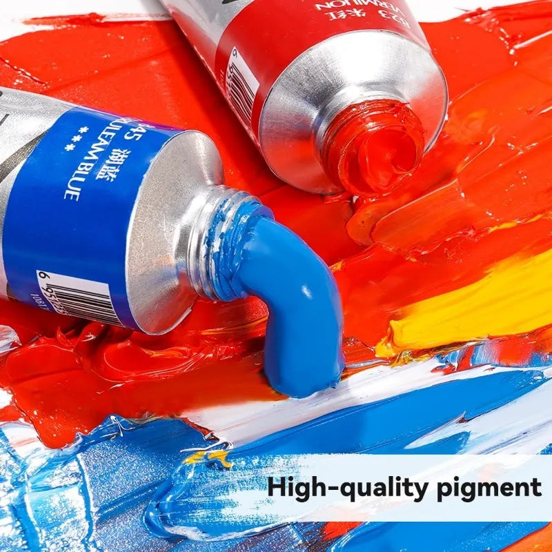 1PC Paul Rubens Oil Paint,170ml LargeTubes, Professional Oil Based Paint with High Saturation, Creamy Texture, and Consistency - Sun Studio