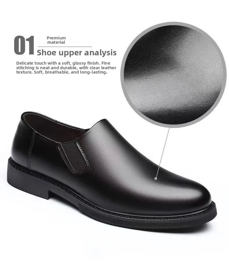 First-Class Military Leather Shoes Casual Business Men's Soft Bottom Shoes All Cowhide Special Offer Clearance Sale - Sun Studio