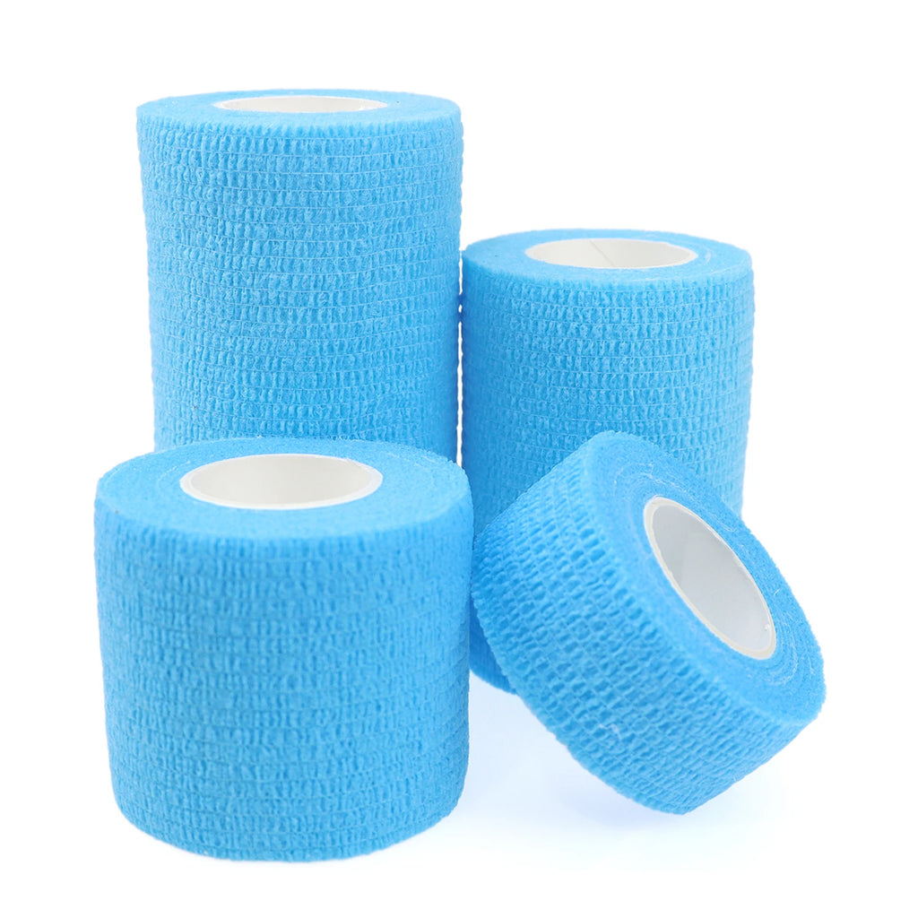 24 Pieces Elastic Bandage Tapes Athletic Tape Elastoplast Sports Recovery Strapping Gym Waterproof Muscle Relief Finger Ankle - Sun Studio