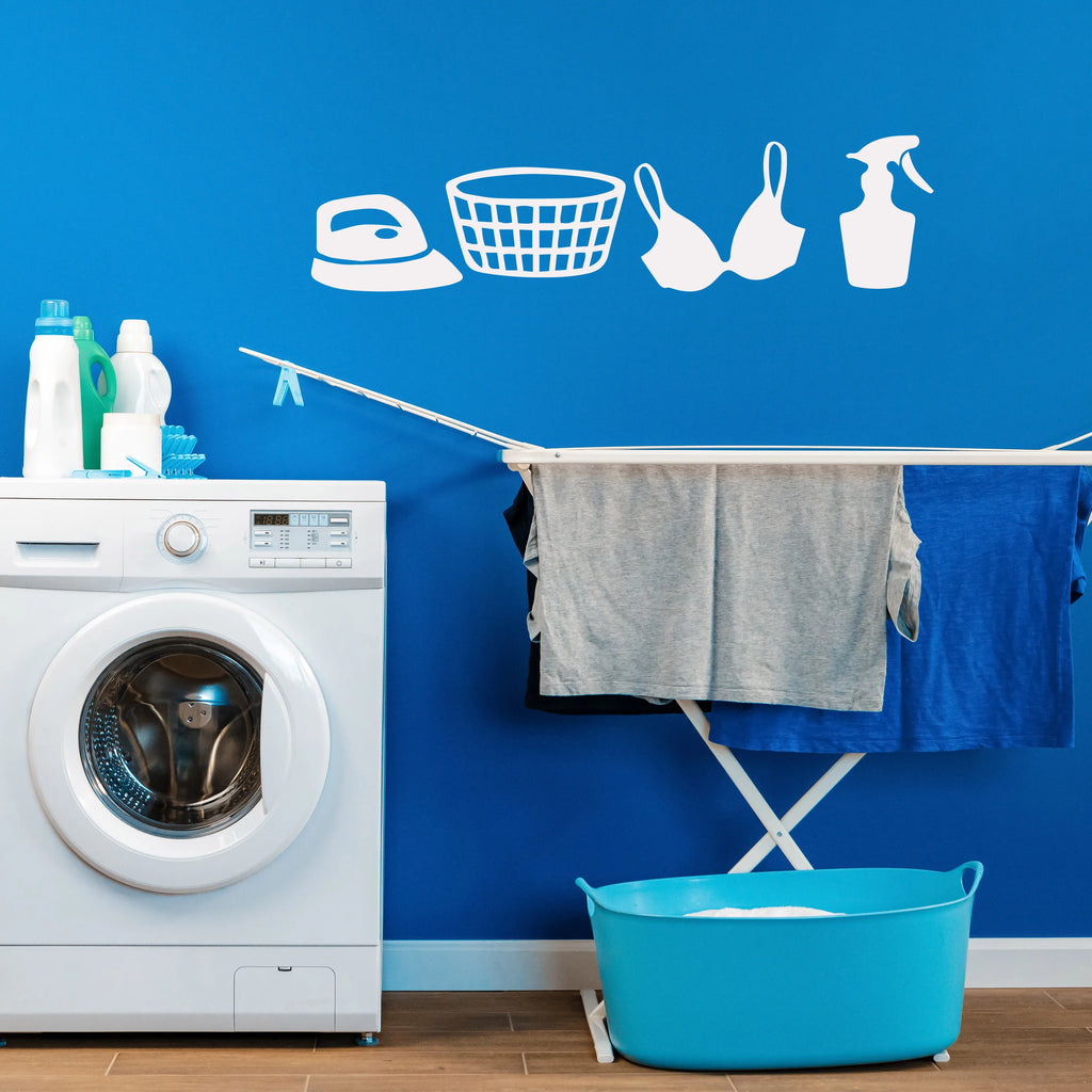 1 pc Laundry room New Wall Decal Art Vinyl Stickers For Home Decor Living Bedroom Decoration Accessories Murals - Sun Studio