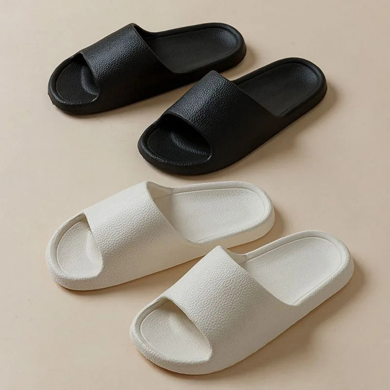Summer NEW Slippers For Men Women Eva Soft Bottom Slippers Indoor House Slides Flat Sandals Outdoor Beach Shoes Man Flip Flops - Sun Studio