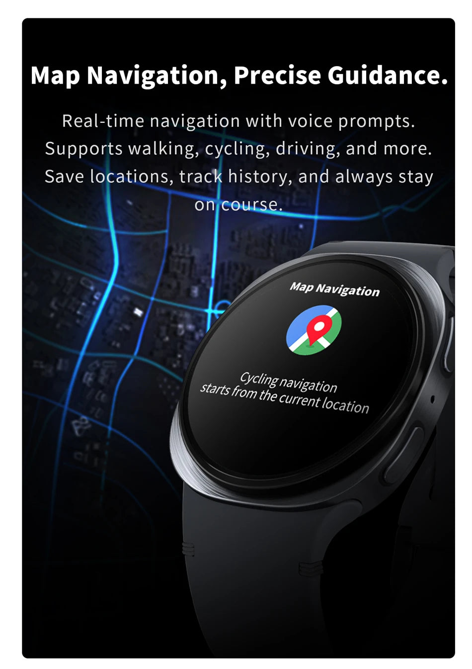 Smartwatch 8 Mini Watch GPS Track Smart Watches For Men Women Sports Heart Rate Bluetooth Call NFC IP68 Waterproof Compass Band - Sun Studio