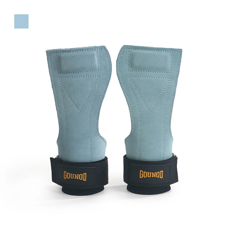 2pc/1Pair GOUNOD Gym Grip Cowhide Palm Protector Weightlifting Gymnastics Exercise Glove Grip Fitness Training Equipment - Sun Studio