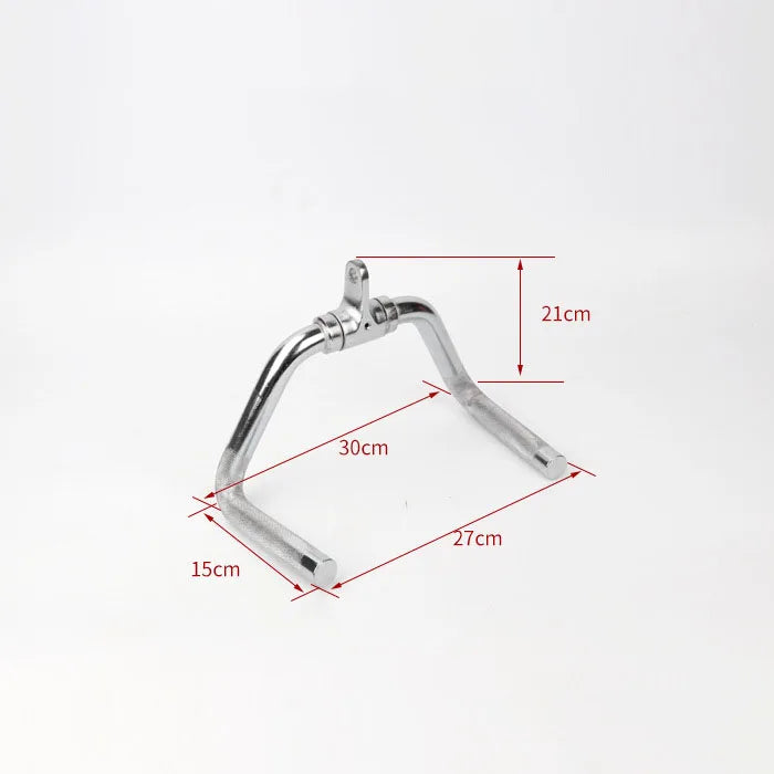 Gym Home Equipment Accessories Lat Pull Down Bar，Chrome-plated Surface Anti-rust High Load-bearing Fitness Tricep Rope Training - Sun Studio