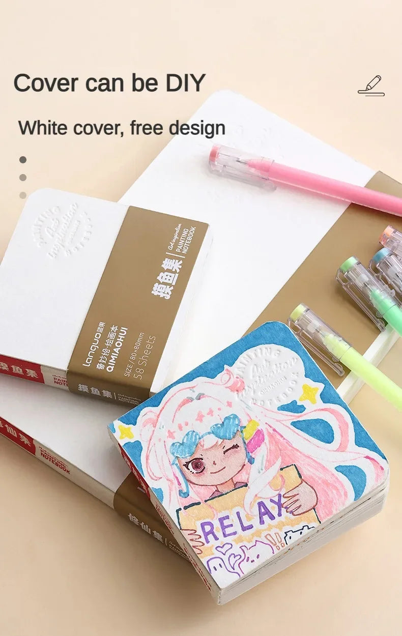 Multiple Specificacations WaterColor Sketchbook 58 Sheet Thickening 200g Drawing Notebook for Drawing Painting Book Art Supplies - Sun Studio