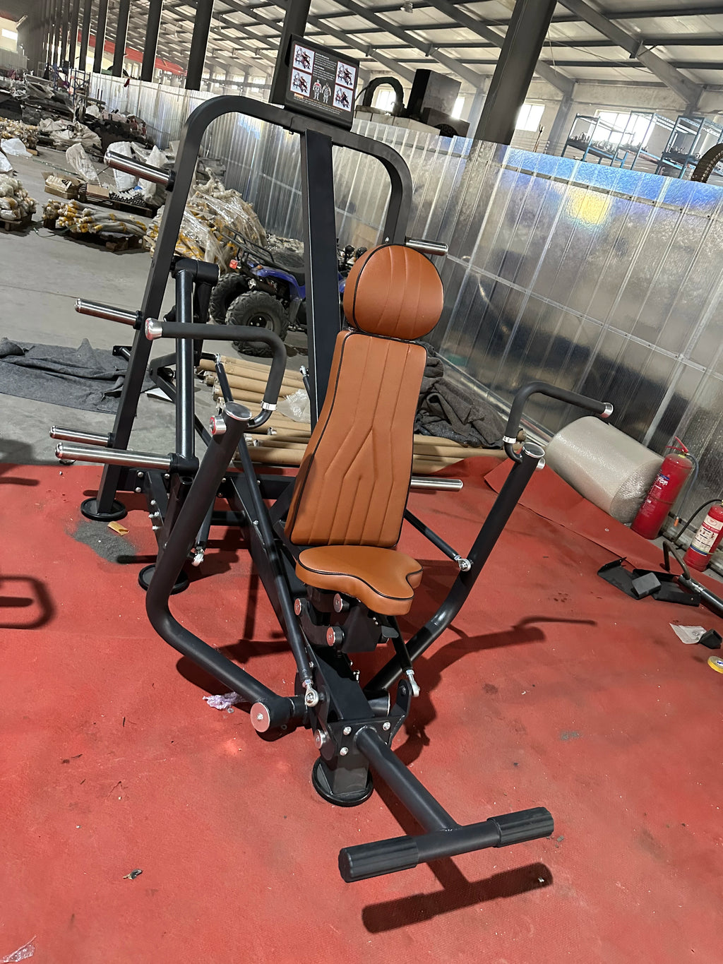 Gym strength equipment Chest pushing and high back training  and lying posture device commercial multi-functional leg flexion - Sun Studio