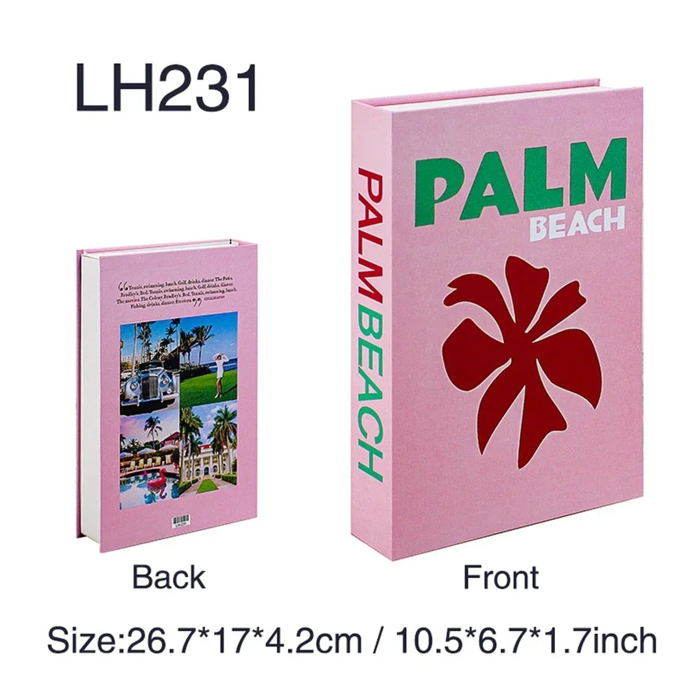 Colorful Travel Series Fake Books For Home Decor Coffee Table Ornaments Fashion Decoration Books for Living Room Amalfi Italy