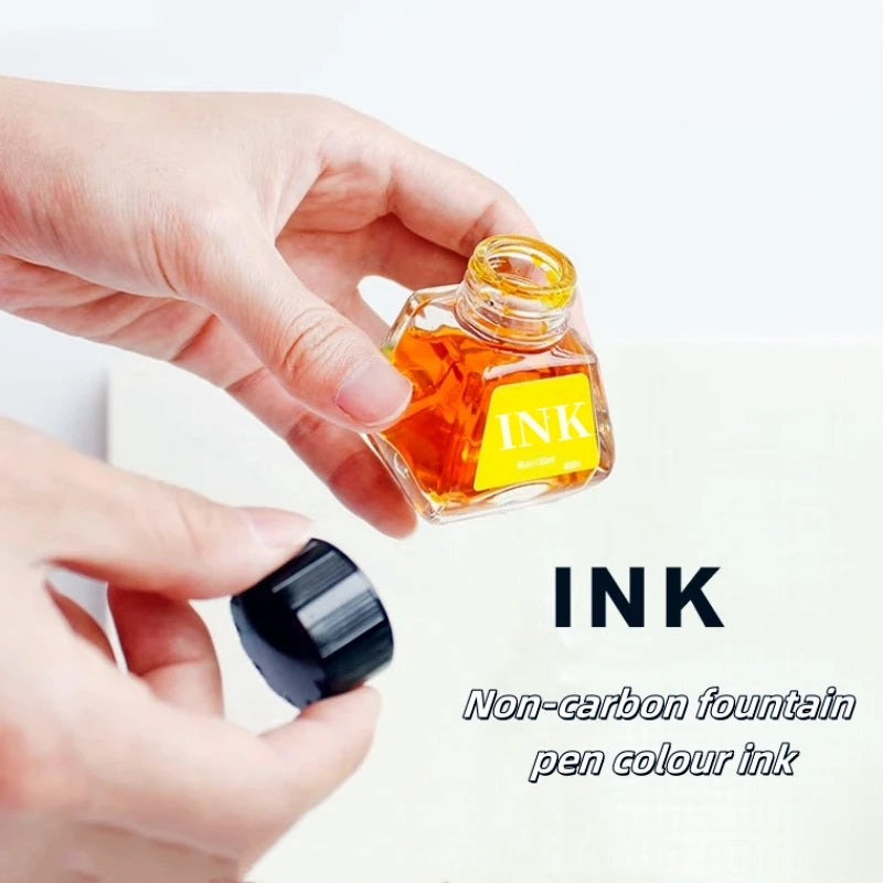 30cc Drawink Ink 16 colours Ink Dye Type Non-carbon non-clogging fountain pen ink Coloured ink Fountain pen light colour ink - Sun Studio