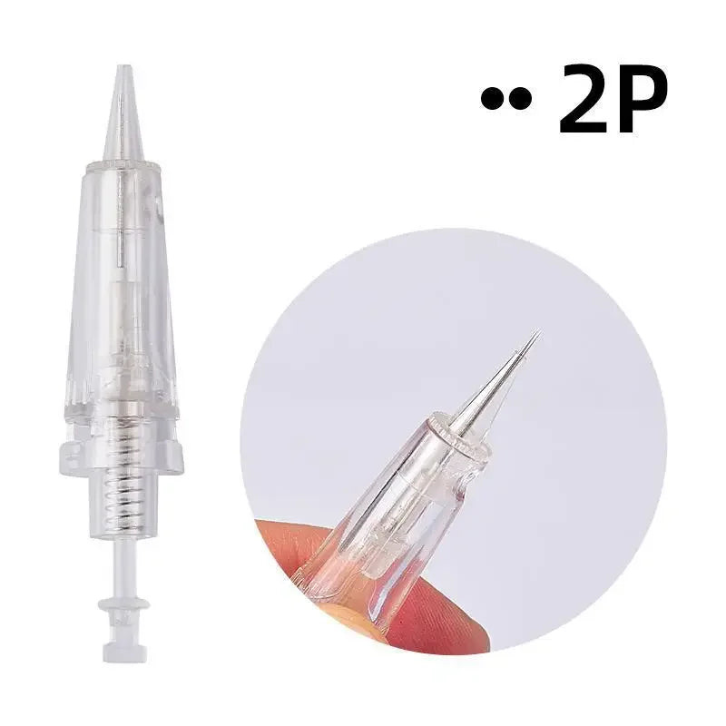 10PCS Derma Pen Bayonet Cartridge Replacement Needles Tattoo Eyebrow Lip Needles For MYM M7 N2 A1 A6 Nano Permanent Makeup Tools - Sun Studio