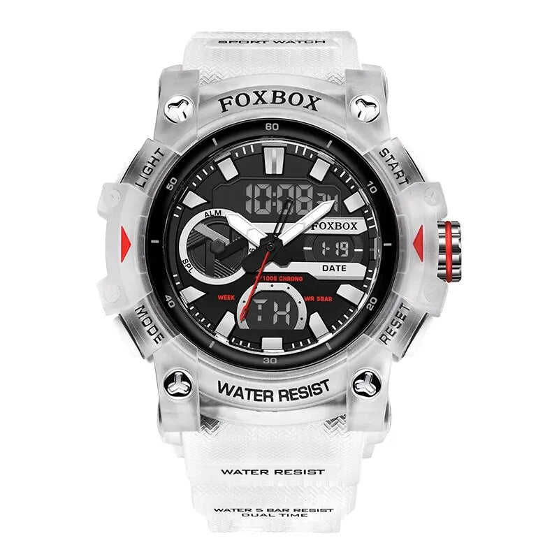 LIGE Fashion Digital Watches For Men Top Brand Luxury Military Waterproof Watch Men Casual Sport Dual Display Watch Montre Homme - Sun Studio