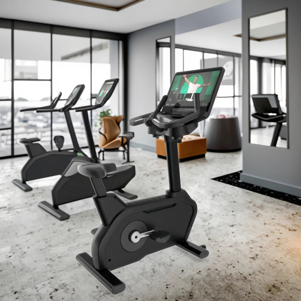 Commercial Cardio Training Workout Gym Equipment Indoor LCD Upright Exercise Bike For Club - Sun Studio