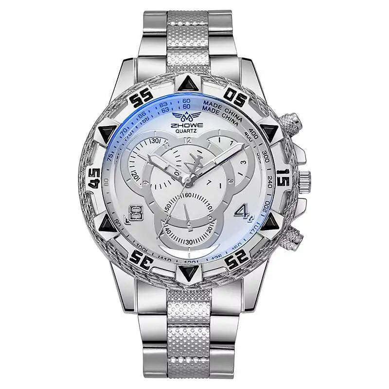 Luxury Large Dial Men Business Watches Fashion Male Analog Quartz Wristwatch Reloj Hombre - Sun Studio