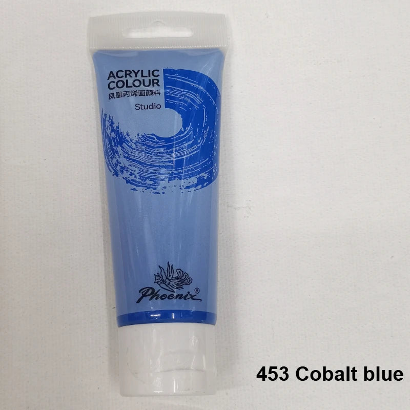 75ml Acrylic Paint Non Toxic Non Fading,Rich Pigments for Painters, Adults for Canvas Wood Clay Fabric Ceramic Craft Supplies