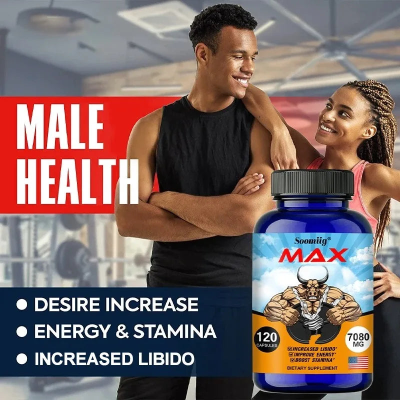Male Supplement - Support Men Healthy Enhancing Long Lasting Powerful Supplement Capsules - Sun Studio