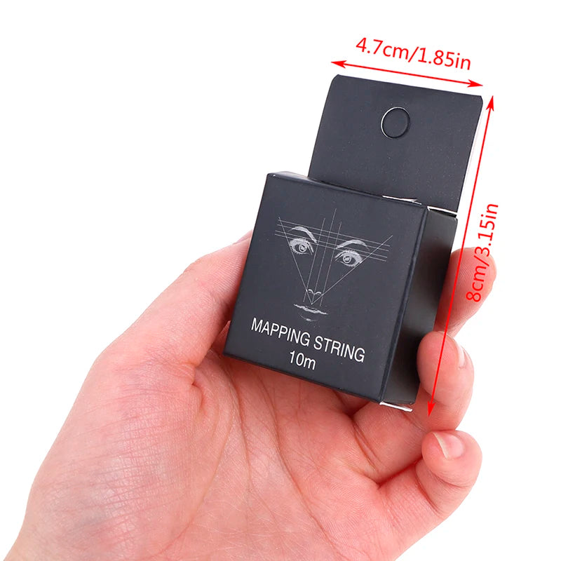 Make Up Dyeing Liners Thread Semi Permanent Positioning Eyebrow Measuring Mapping Tool Pre-ink String For Microblading Eyebow