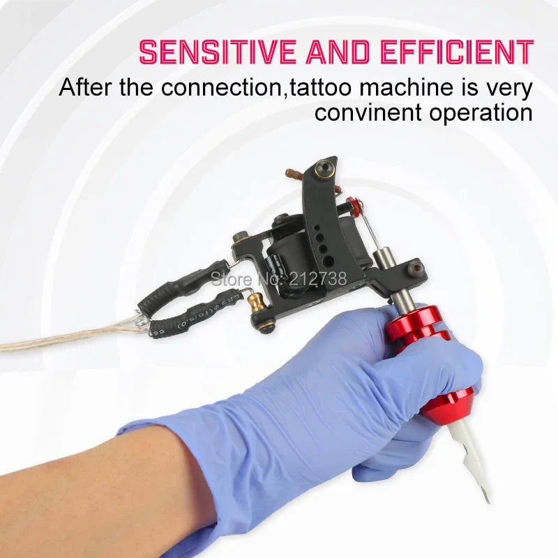 Hook Cord Power Switch for Traditional Coil Tattoo Machine Connection Line Tattoo Power Supply Accessories - Sun Studio