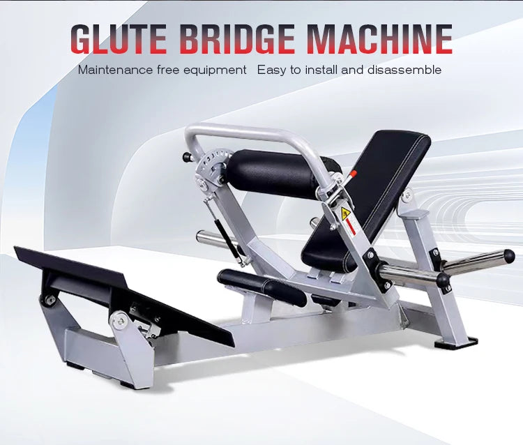 Glute Bridge Machine Gym Hip Lift Hip Thrust Plate Gym Fitness Equipment Glute Bridge Machine - Sun Studio