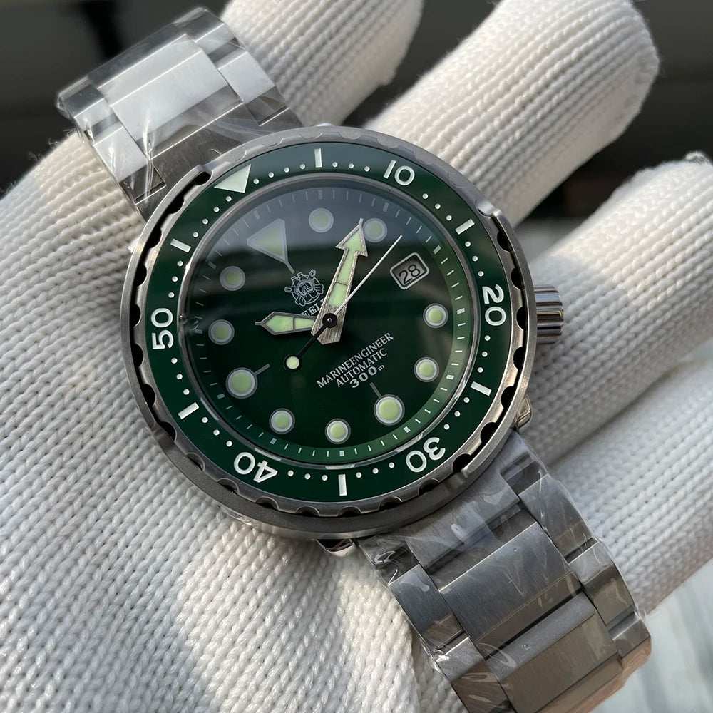 STEELDIVE SD1975 Luxury Automatic Watches Men Dive Watch 30Bar Waterproof Luminous Clock Sapphire Mirror Mechanical Wristwatch