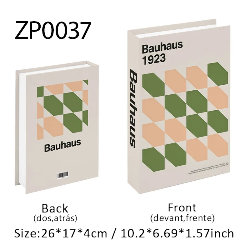 Matisse Fake Books For Decoration Storage Box Abstract Coffee Table Books Luxury Bedroom Decorative Book Bauhaus Boho Home Decor