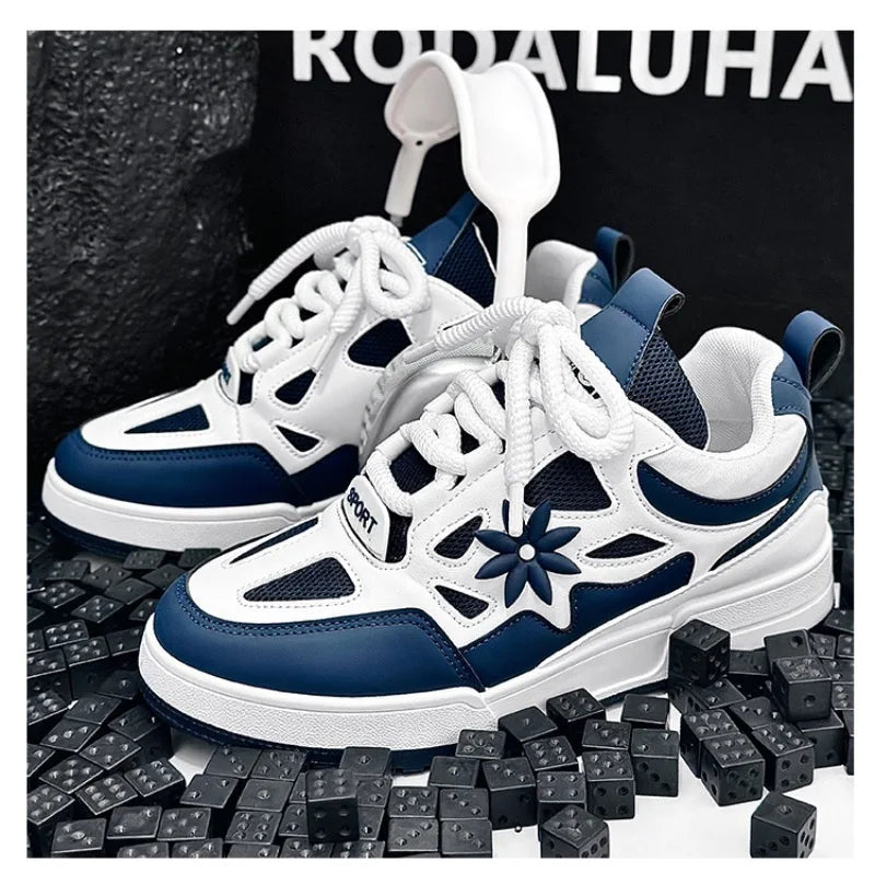 Men's Sneakers Luxury Leather Casual Shoes 2025 Fashion Skateboard Shoes for Men Daily Training Shoes Tenis Masculino - Sun Studio