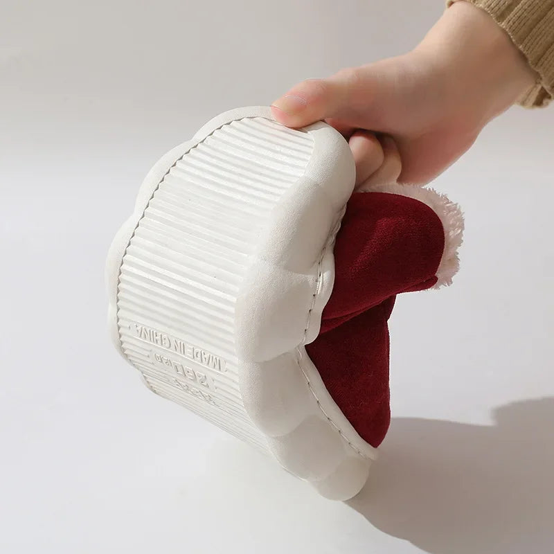 Warm Furry House Slippers Women Men Winter New Fashion Comfort Plush Slippers Home Indoor Outdoor Soft Thick Sole Cotton Shoes - Sun Studio