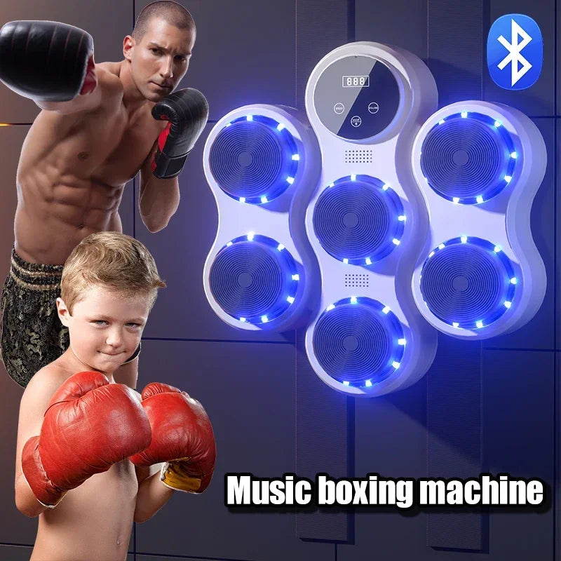 New Smart Music Boxing Machine Adult/Children Sports Fitness Boxing Trainer Home Exercise Response Training Boxing Wall Target - Sun Studio