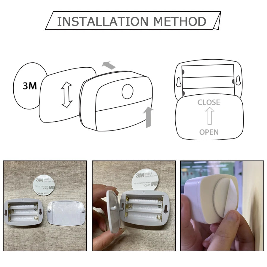 LED Night Light Motion Sensor Night Lamp Room Decor Lamp Bedside Led Lamp With EU Plug Led Lights For Closet Bedroom Home Decor - Sun Studio