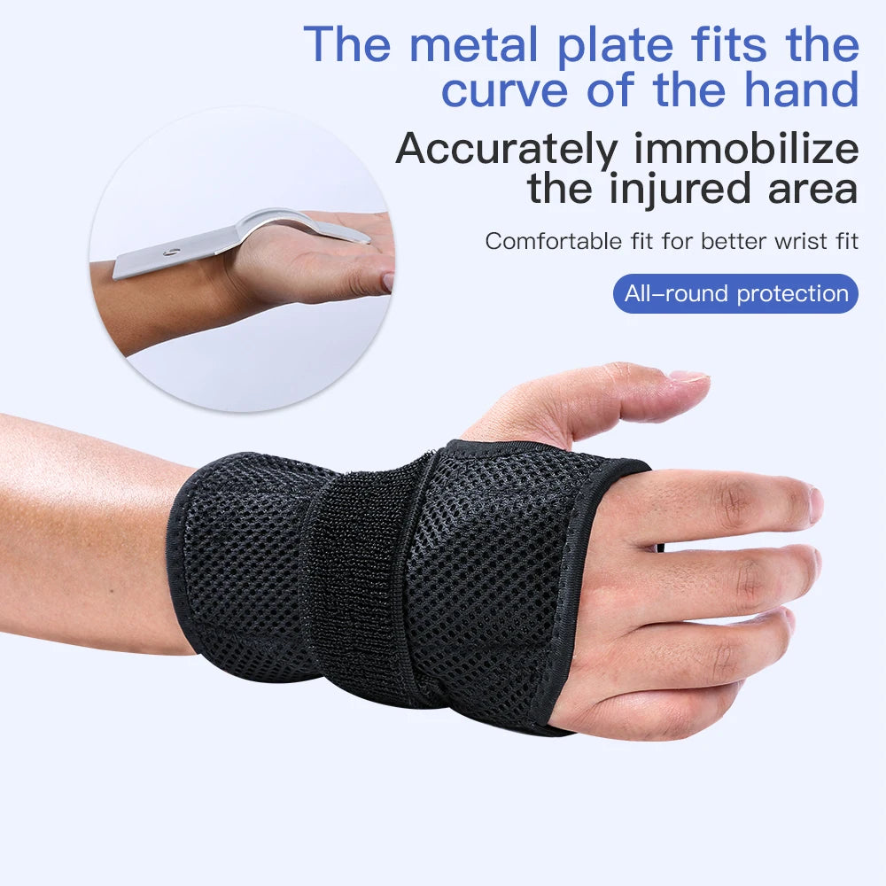 Breathable Wrist Support Professional Splint Wrist Brace Protector Band Arthritis Carpal Tunnel Hand Sprain Tendinitis Wristband - Sun Studio
