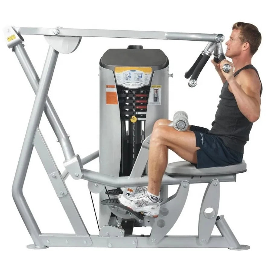Fitness Equipment Commercial Gym Club Strength Training Heavy Duty Pin Loaded Seated Lat Pull Down Exercise Machines - Sun Studio