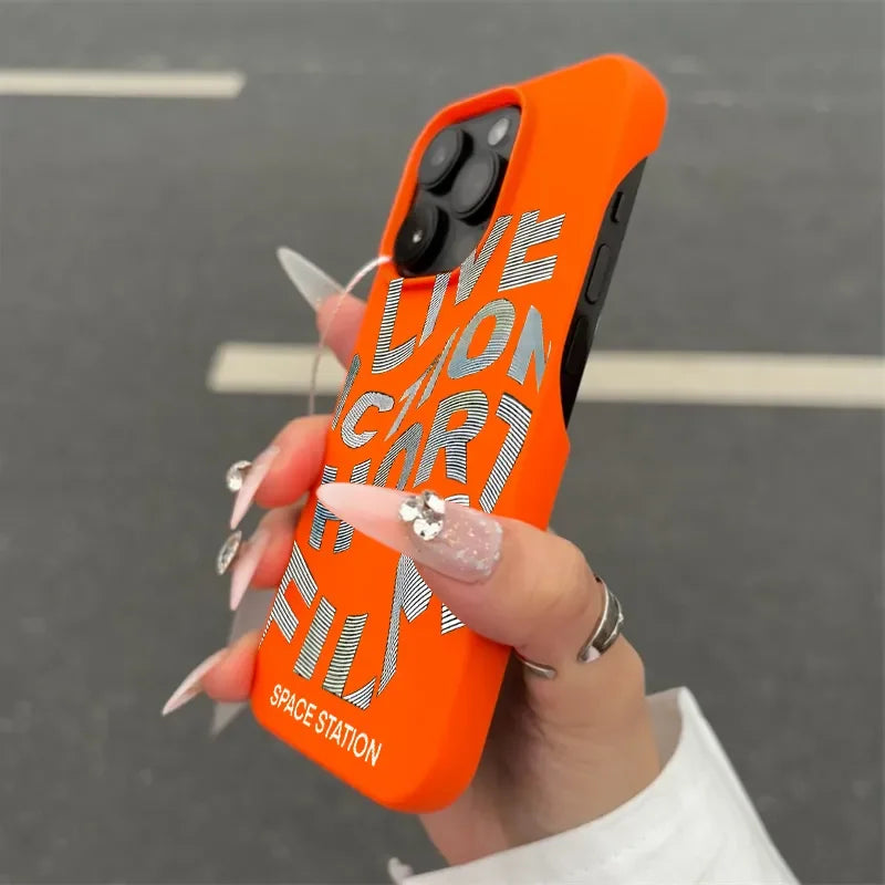 American Style 15 Pro Max Phone Case For iPhone 16 14 15 13 12 11 X XR XS 14 15 16 Plus Half Pack Hip Hop Label Y2K Phone Cases - Sun Studio