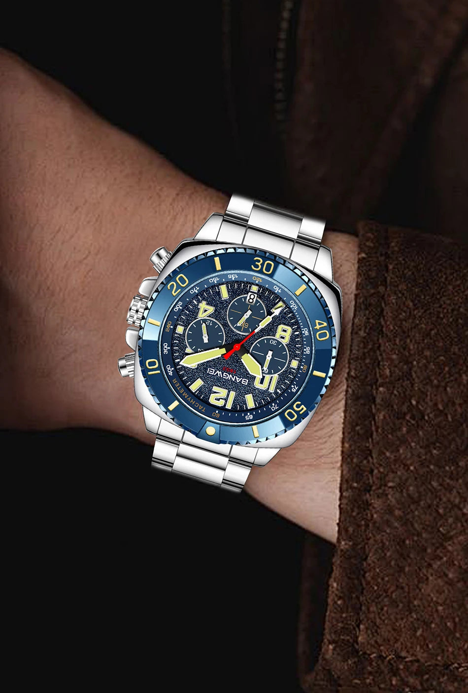 LIGE Men Military Watch Waterproof Wristwatch LED Quartz Clock Sport Watch Male Watches Men Business Clock Relogios Masculino - Sun Studio