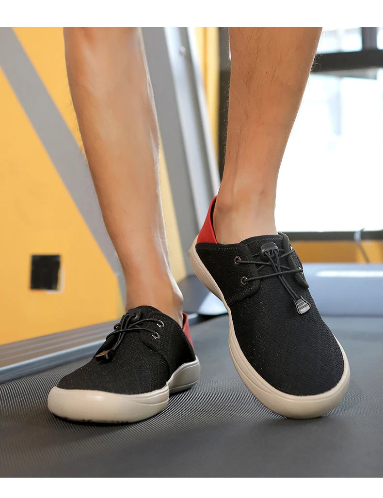 Hot Summer Mesh Men's Shoes Fashion Breathable Men Casual Shoes Handmade Flat Wading Shoes Outdoor Men Sneakers Big Size 38-46 - Sun Studio