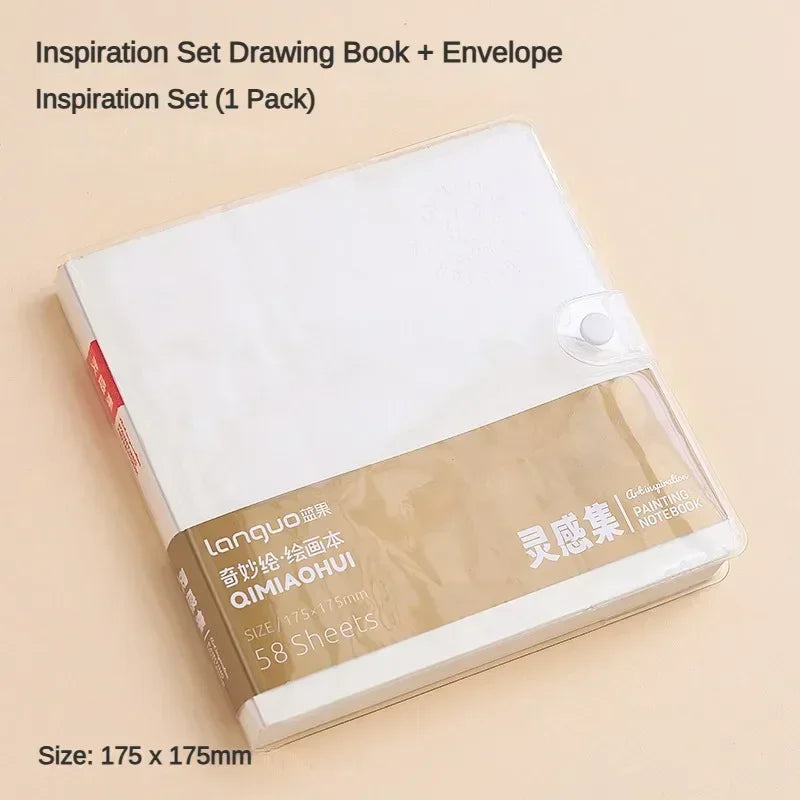 LANGUO Portable 300G Thick Cotton Watercolor Tearable Book Coated Paper Medium Rough Texture Album Sketchbooks School Stationery
