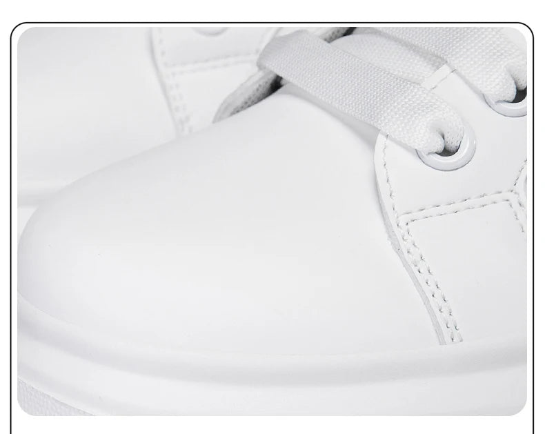 New men's leather elevator shoes 6 cm 8 cm invisible height increase white black sneakers leather height increase casual shoes - Sun Studio