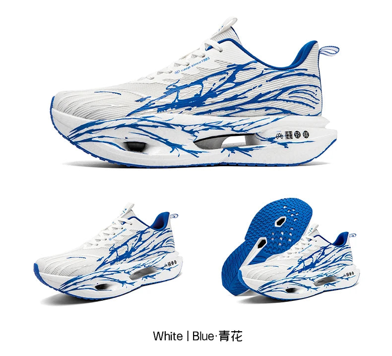 Men Sport Shoes Professional Cushioned Carbon Plate Running Shoes Breathable Couple Casual Sneakers Marathon Athletic Footwear