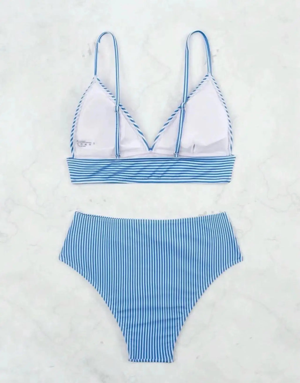 2026 Triangle Bikinis High Waist Strappy Swimsuit Women Sexy Striped Swimwear Female Bathers Swimming Bathing Swimming Swim Suit - Sun Studio