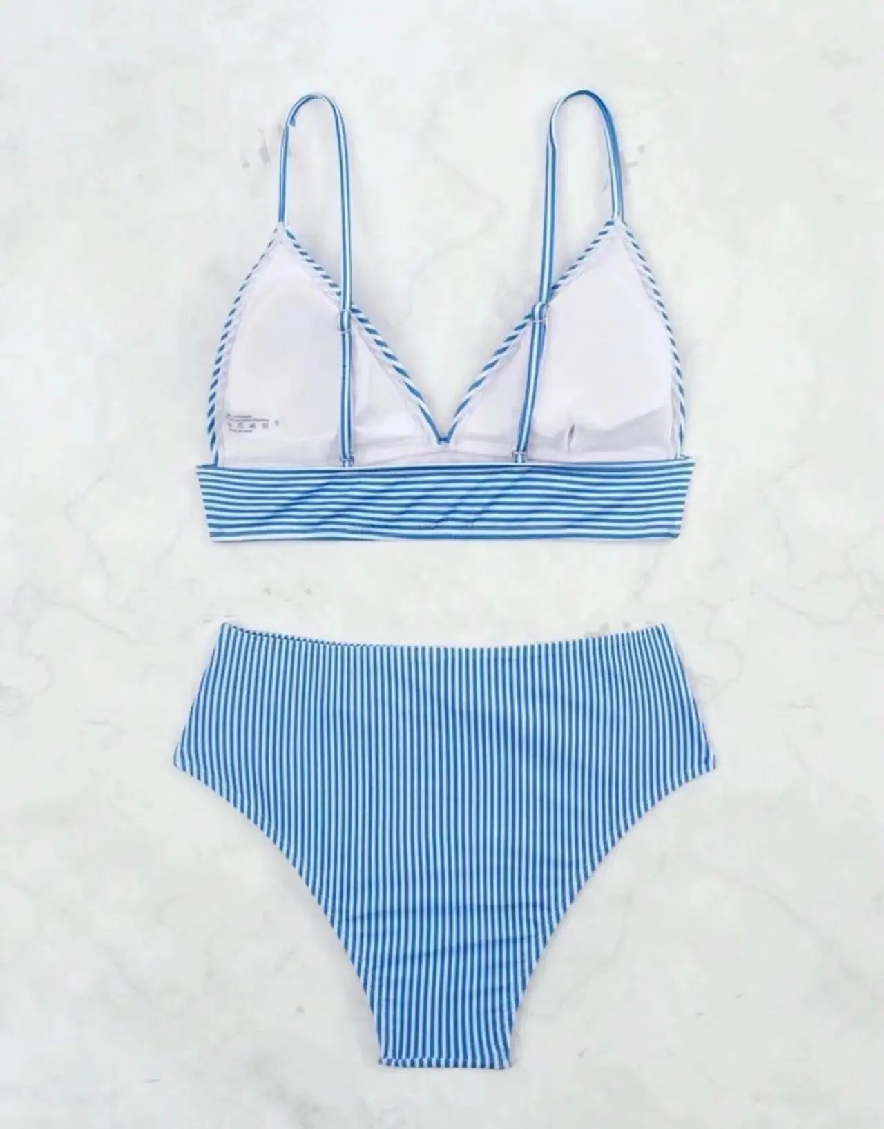 2026 Triangle Bikinis High Waist Strappy Swimsuit Women Sexy Striped Swimwear Female Bathers Swimming Bathing Swimming Swim Suit - Sun Studio
