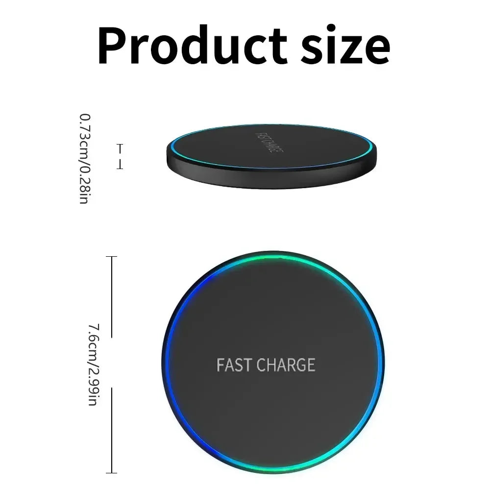 Wireless Charger For PHONE \PAD\WATCH \EarphonesInduction Fast Charging Pad Dock Station - Sun Studio