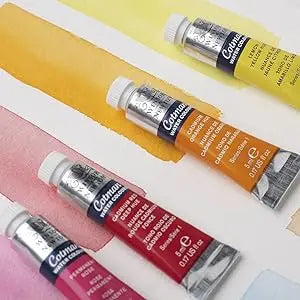 Winsor & Newton Cotman Watercolor Paint Tubes Set - 5ml Tubes (10 or 20 Colors) for Artists, Beginners & Sketching - Sun Studio
