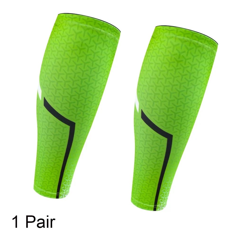 1Pair Calf Compression Sleeves Shin Splints Leg Warmers Basketball Gym Running Football Cycling Breathable Sport Equipment Socks - Sun Studio