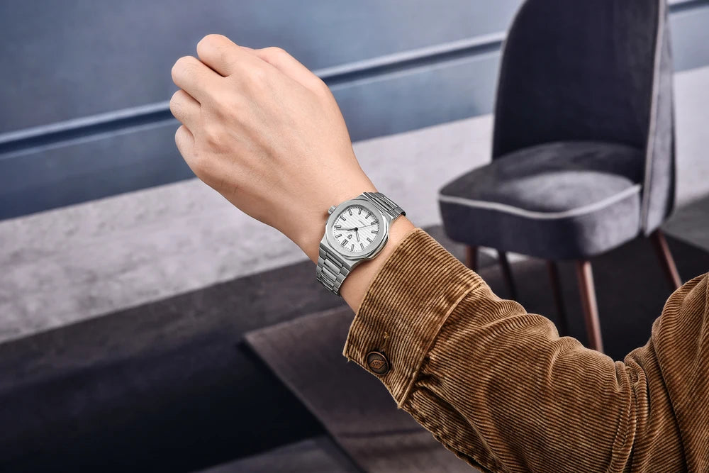 PAGANI DESIGN 2025 New Men's Watches Luxury Automatic Watch For Men Mechanical 40MM WristWatch Stainless Steel AR Sapphire glass - Sun Studio