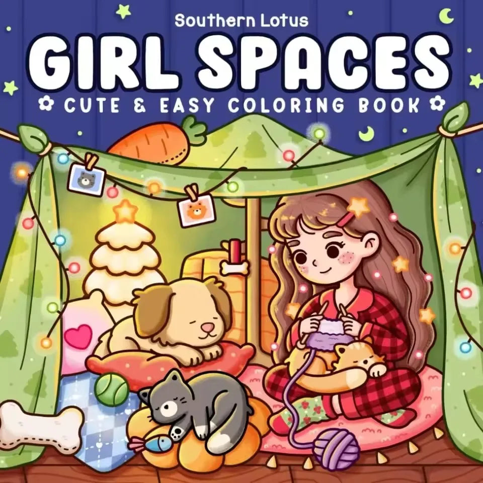 Cheekoo Cartoon Coloring Book Set for Teens, 120 Pages Art Therapy Gift, Creative Fun & Stress Relief Activity Book - Sun Studio
