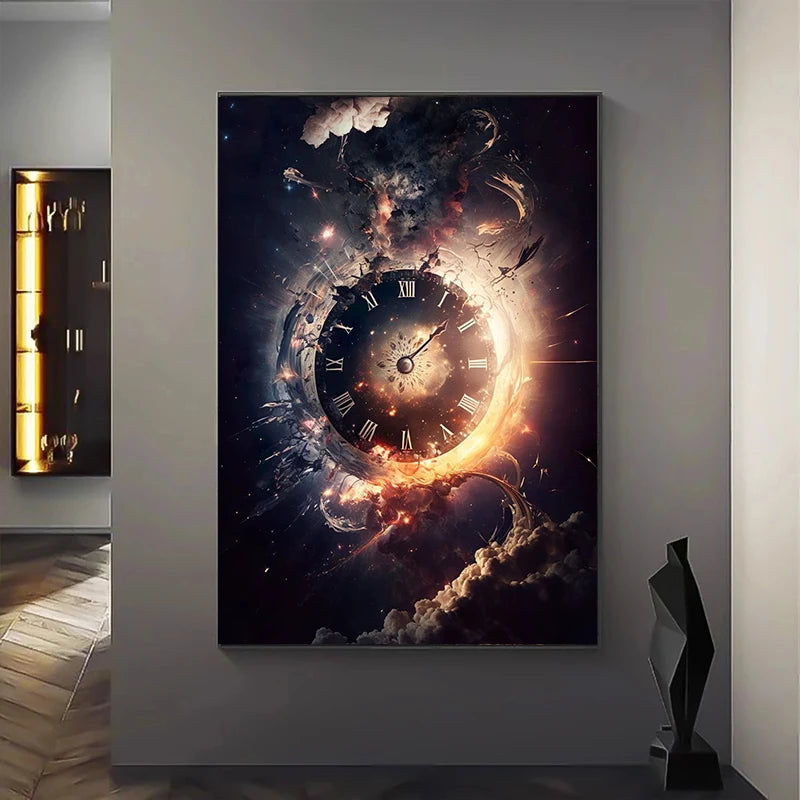 Gym Motivation Muscle Man with Tiger Bodybuilding Fitness Art Poster Canvas Painting Wall Print Picture for Home Gym Decor - Sun Studio