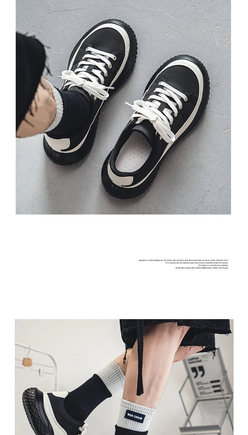 2025 Men Canvas Shoes Casual Shoes Street Fashion Youth Flat Skate Shoes Sneakers Loafers New Summer Breathable Comfortable Wild - Sun Studio