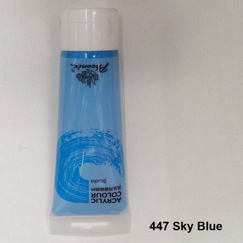 75ml Acrylic Paint Non Toxic Non Fading,Rich Pigments for Painters, Adults for Canvas Wood Clay Fabric Ceramic Craft Supplies