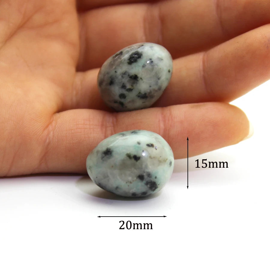 Natural Agate Stone Mineral Crystal Ball Egg Quartz Rock Chakra Reiki Healing Room Home Decor Aquarium Decoration Maison Easter - Sun Studio